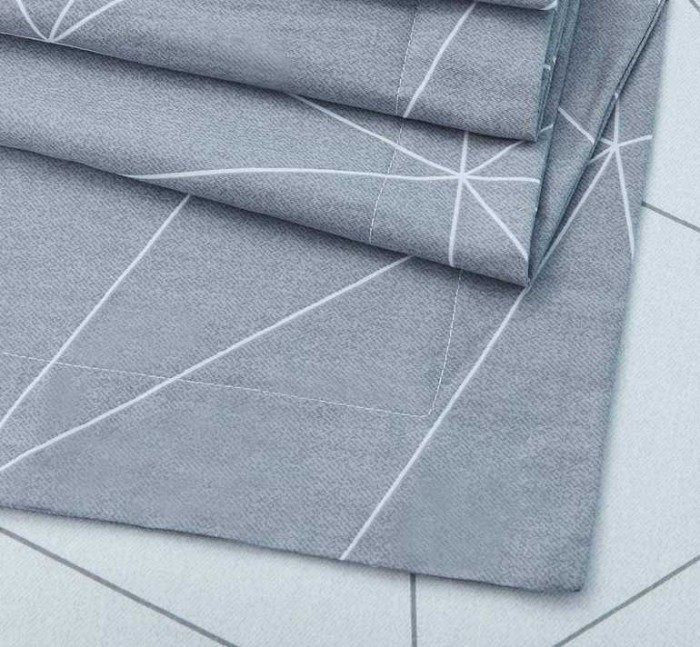 Постельное белье Arya Simple Living "Rana", семейное, серый