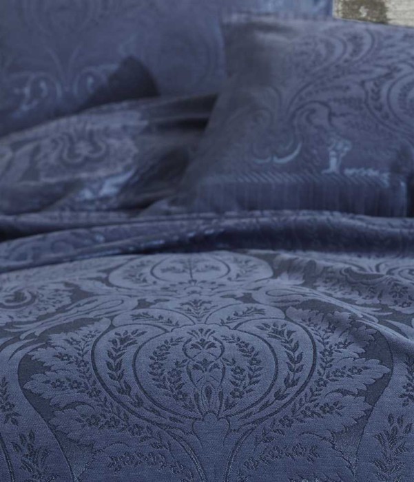 Покрывало Dantela шенилл "Hazel", 260x260 см, светло-синий