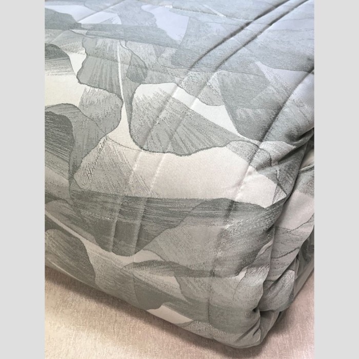 Покрывало Blumarine жаккард "Vera", 270x270 см, серо-голубой