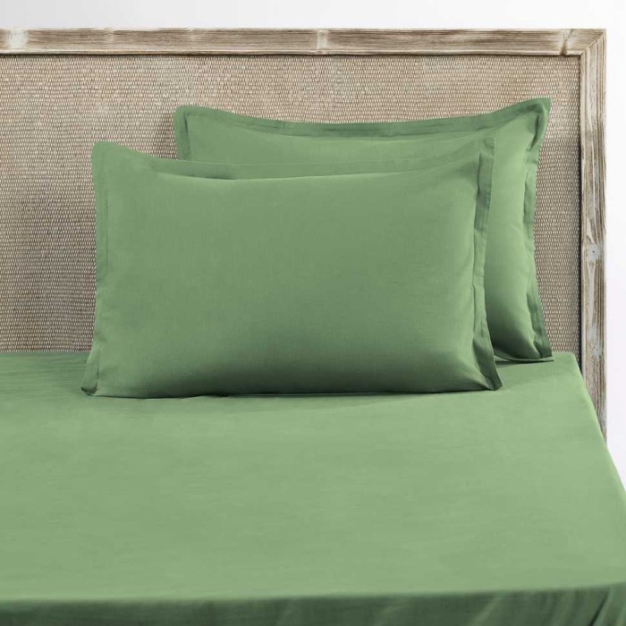Наволочка Lappartement декор "Ellwood", 50x70 см, зеленый