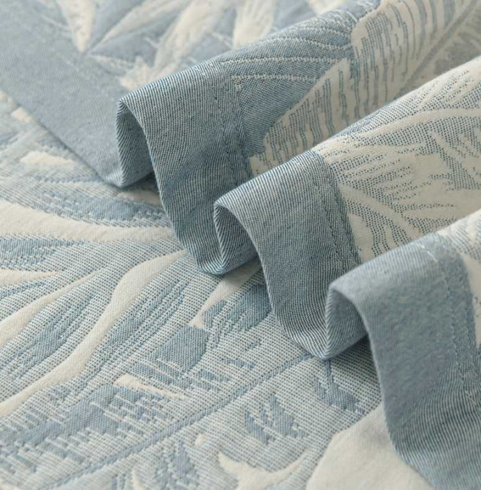 Покрывало Arya с наволочками "Tropic", 250x260 см, синий