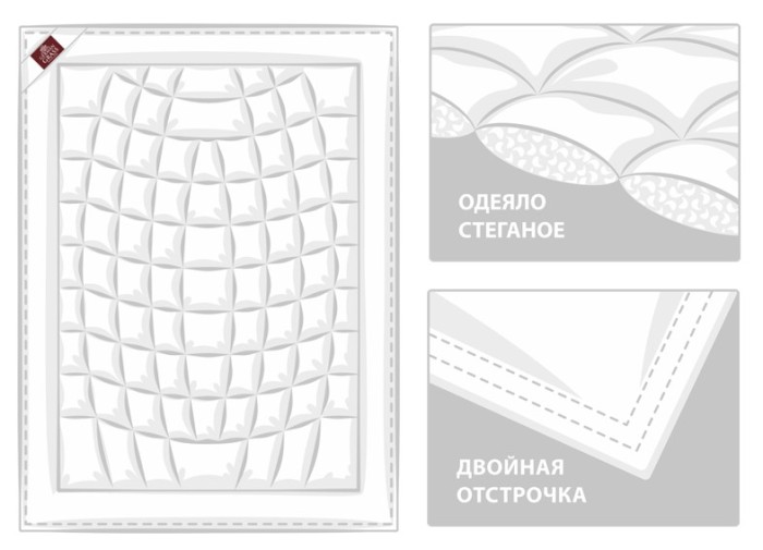 Одеяло Prinz and Prinzessin пуховое "Baby Royal", 100x150 см, теплое