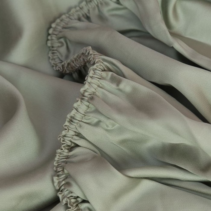 Простыня German Grass на резинке "Olive Brilliant", 180x200x40 см