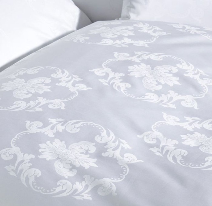 Постельное белье Curt Bauer дамаст "Josephine", 2-х спальное (евро), белый