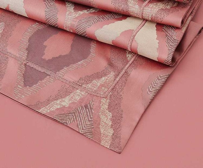 Постельное белье Arya Majestik бамбук "Barton", семейное, розовый