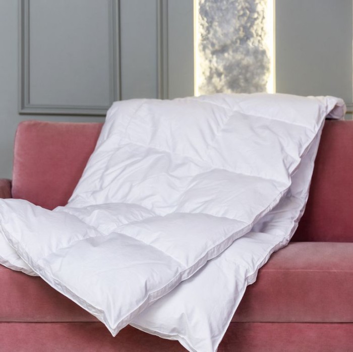 Одеяло German Grass пуховое "White Familie Down", 240x260 см, всесезонное