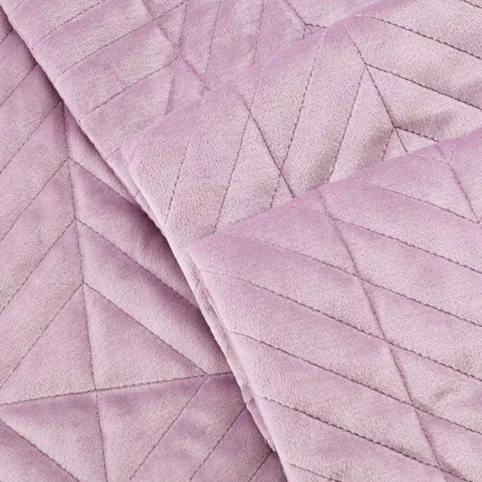 Покрывало с наволочками Arya бархат "Belle", 250x260 см, лиловый
