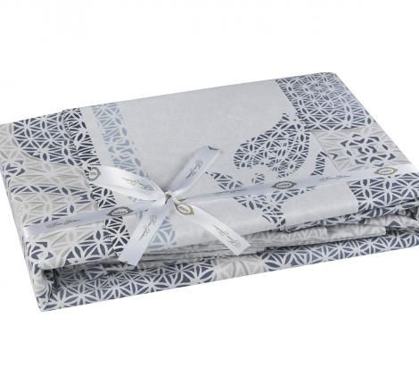 Постельное белье Hobby поплин "Diamond", 1,5 спальное, голубой