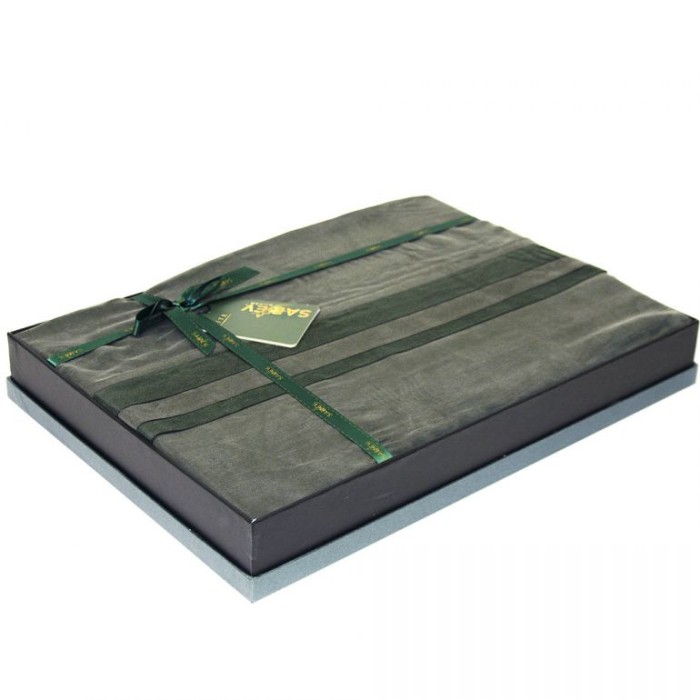 Постельное белье Sarev купра Elite "Kimera", 2-х спальное (евро), зеленый