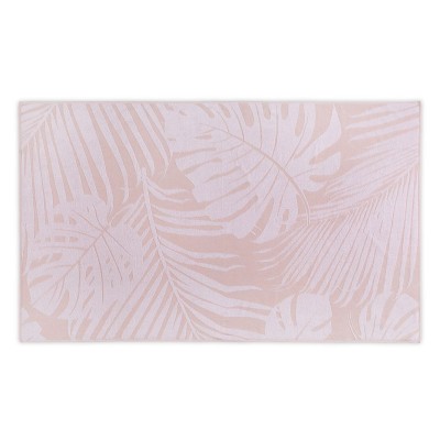 Полотенце Hamam пляжное &quot;Leaves Jacquard&quot;, 100x180 см, коралловый