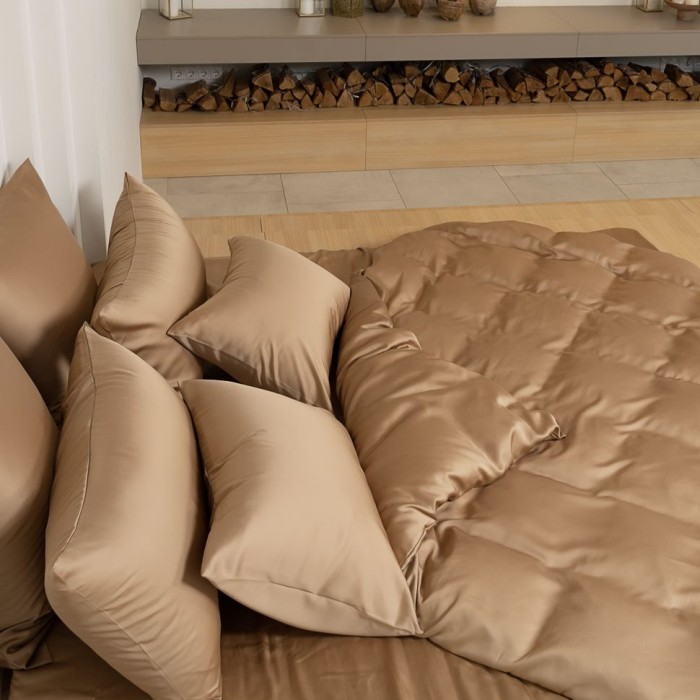 Постельное белье German Grass Tencel "Sand Brilliant", семейное