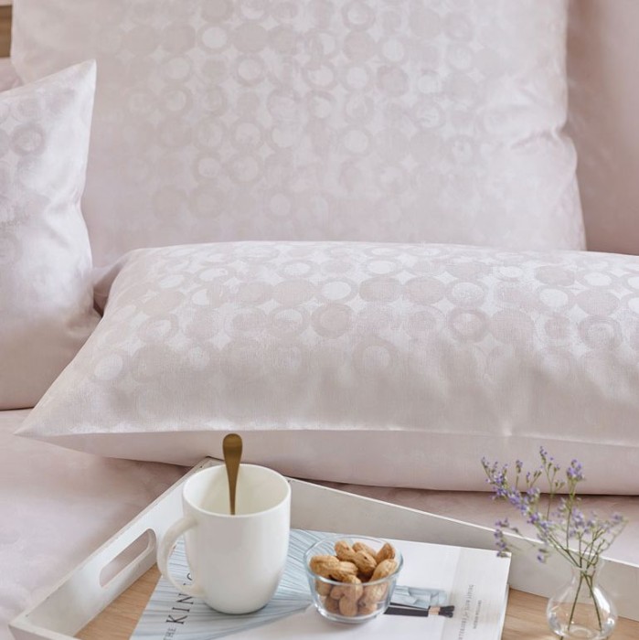 Постельное белье Curt Bauer дамаст "Cleo", 2-х спальное (евро), персиковый