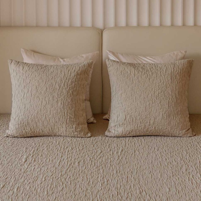 Наволочка Luxberry "Japandy", 47x47 см, песочный