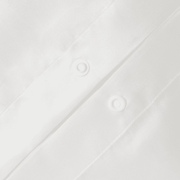 Пододеяльник German Grass шелк "Creamy-White", 200x220 см, белый