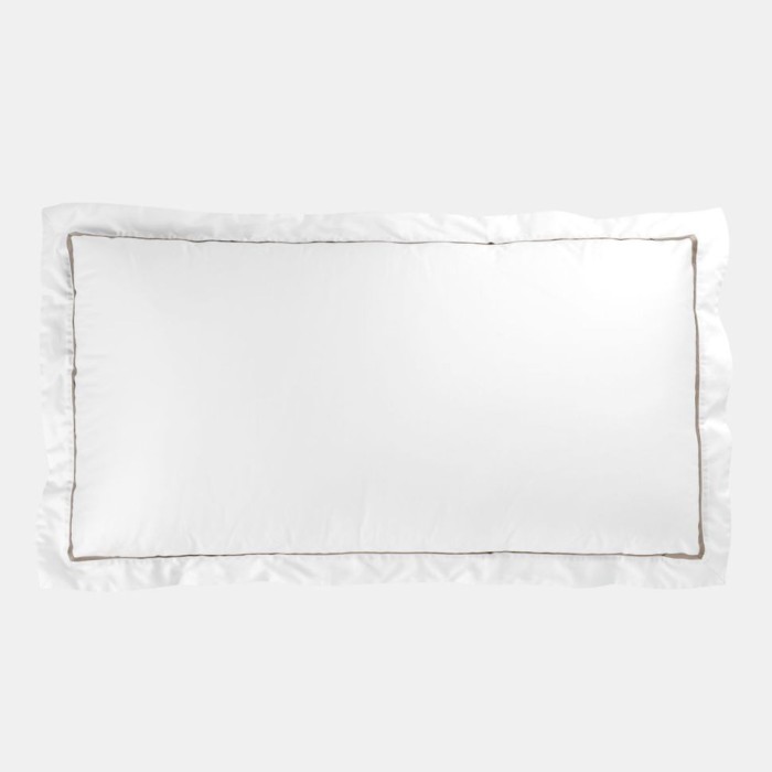 Наволочка  German Grass узкая отделка "Alpine Caramel Allure", 50x90 см, 2 шт, белый