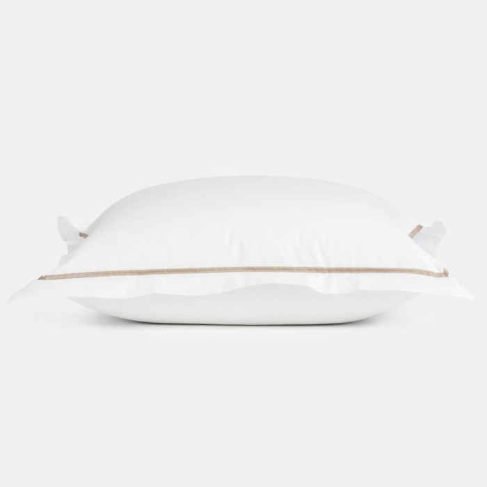 Наволочка  German Grass узкая отделка "Alpine Caramel Allure", 50x90 см, 2 шт, белый