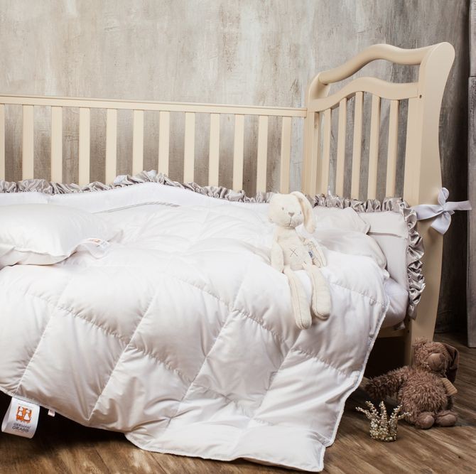 Одеяло Prinz and Prinzessin пуховое "Baby Snow", 100x135 см, всесезонное