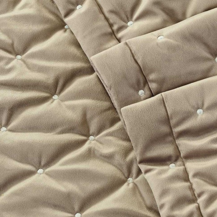 Покрывало Arya бархат "Ansel", 250x260 см, коричневый