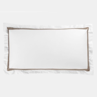 Наволочка  German Grass широкая отделка &quot;Alpine Caramel Allure&quot;, 50x90 см, 2 шт, белый