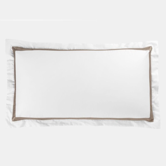 Наволочка  German Grass широкая отделка "Alpine Caramel Allure", 50x90 см, 2 шт, белый