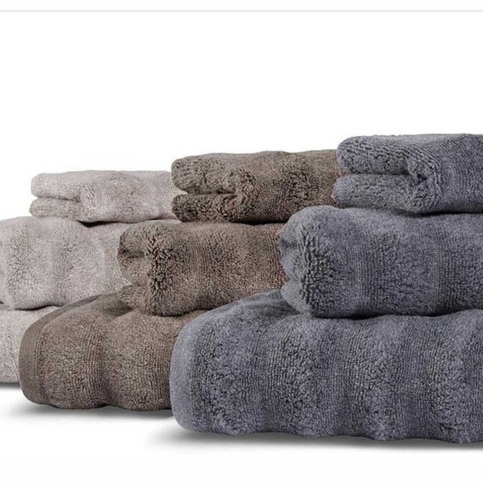 Полотенце Hamam "Ash Ribbed", 100x150 см, коричневый