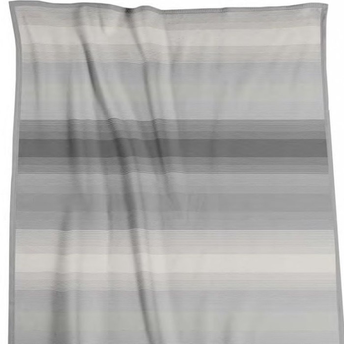 Плед Bocasa "Stripe Grey", 751225, 150x200 см, серый