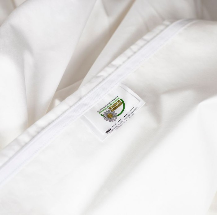 Пододеяльник German Grass "Salzburg Amber", 200x220 см, белый