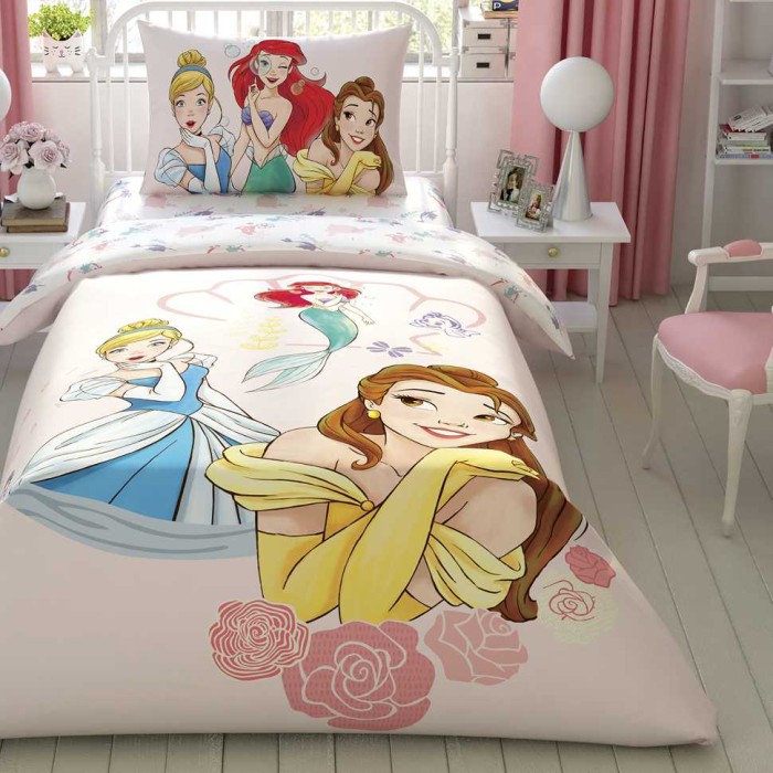Постельное белье Tac Disney "Princess Girl Power", 1,5 спальное
