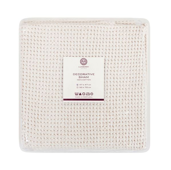 Наволочка Luxberry "Vincent", 47x47 см, кремовый