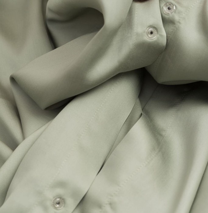 Постельное белье German Grass Tencel "Olive Brilliant", 2-х спальное (евро)