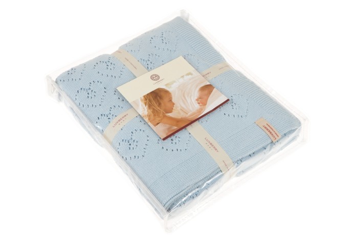 Плед детский Luxberry "Lux 4", 100x150 см, голубой