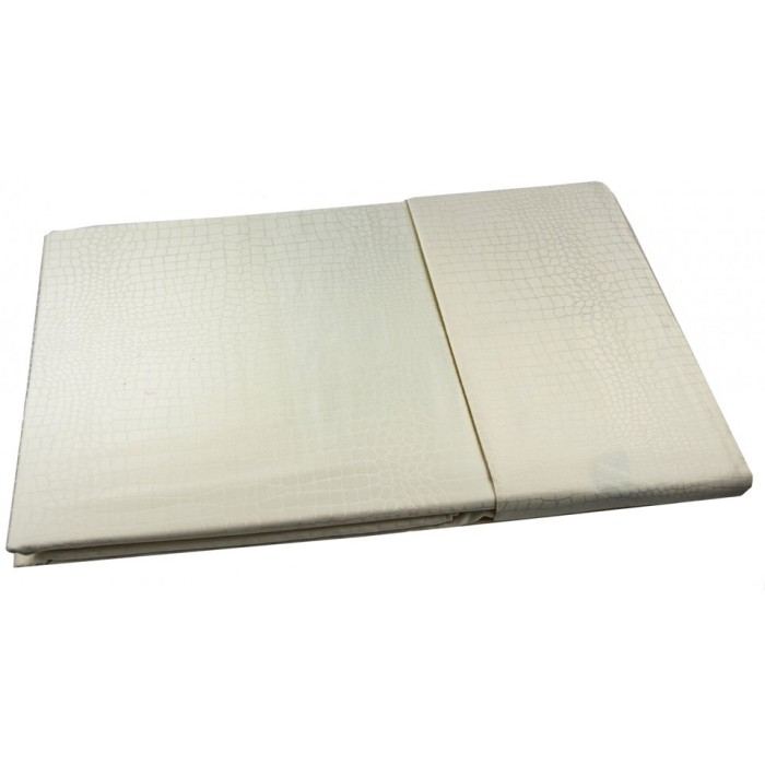 Постельное белье Valeron "Crocodile", 2-х спальное (евро), кремовый