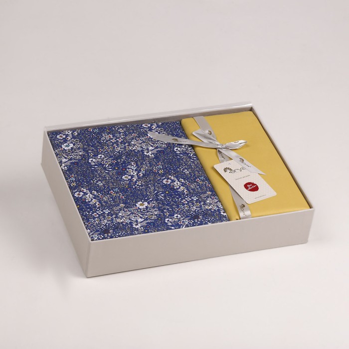 Постельное белье Arya Alamode "Polac", 1,5 спальное, синий