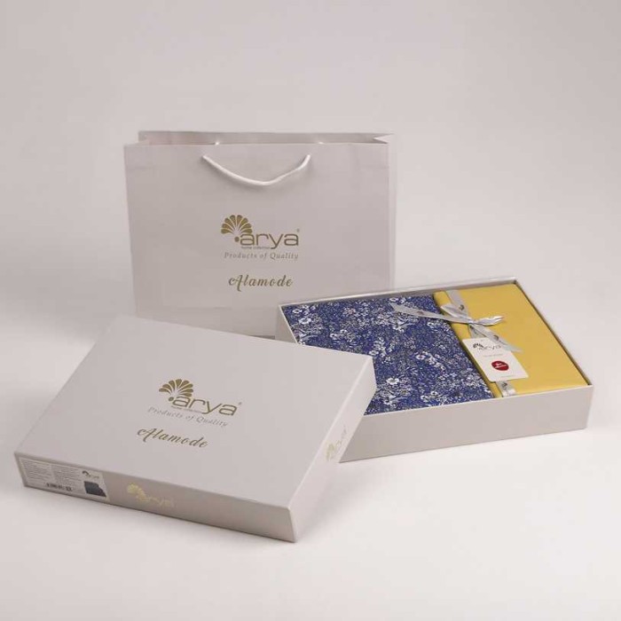 Постельное белье Arya Alamode "Polac", 1,5 спальное, синий