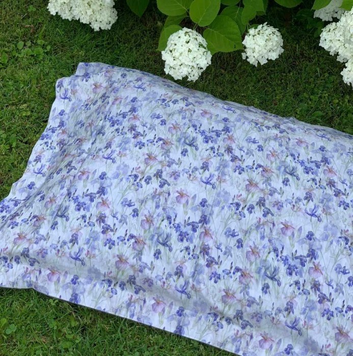 Постельное белье MIRABELLO "April", 2-х спальное (евро), лиловый