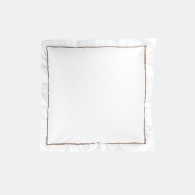 Наволочка  German Grass узкая отделка &quot;Alpine Caramel Allure&quot;, 70x70 см, 2 шт, белый