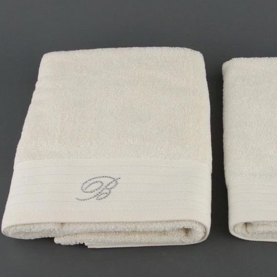 Комплект полотенец Blumarine Swarovski "Crociera", 5 шт, кремовый