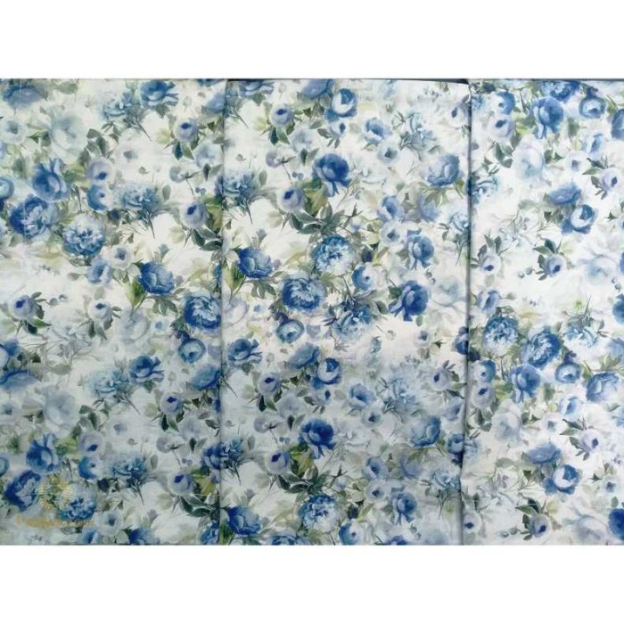 Постельное белье Mirabello "Moon Flowers U04", 1,5 спальное, голубой