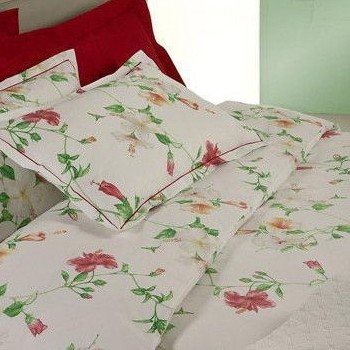 Постельное белье Mirabello "Hibiscus", king-size, красный, vR80