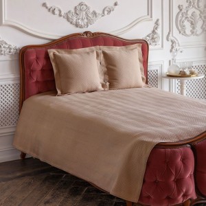 Покрывало Luxberry "Dacha", 240x260 см, бежевый