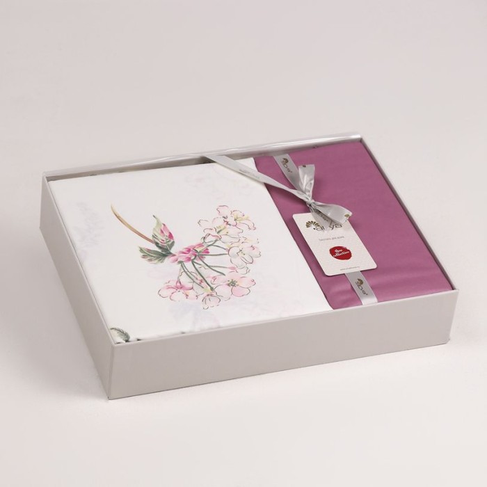 Постельное белье Arya Alamode "Aleyza", 2-х спальное (евро), кремовый