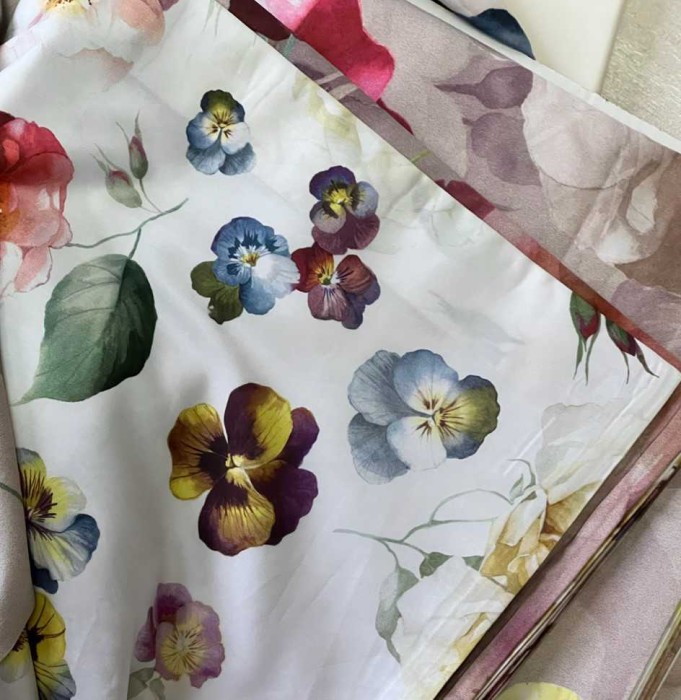 Постельное белье MIRABELLO "Bloom Cascade", 2-х спальное (евро), бежевый