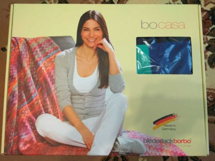 Плед Bocasa "Top Cotton", 150x200 см, зеленый