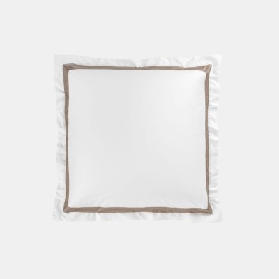 Наволочка  German Grass широкая отделка &quot;Alpine Caramel Allure&quot;, 70x70 см, 2 шт, белый