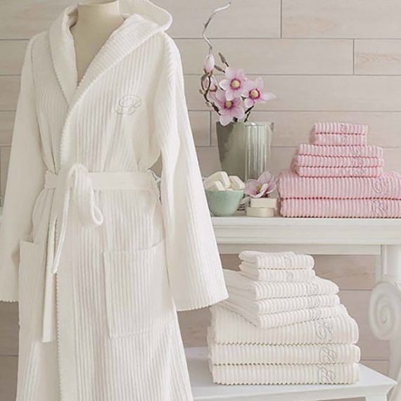 Комплект полотенец Blumarine логотип "Ariette", 5 шт, белый