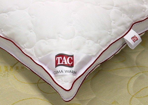 Подушка Tac микрогель "Clima Warm", 50x70 см, белый