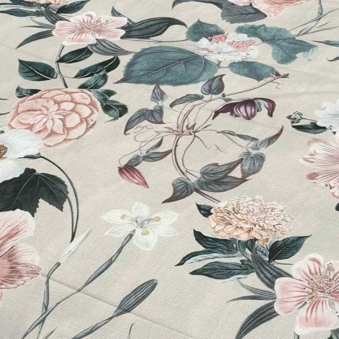 Постельное белье Mirabello "Erbario R03", 2-х спальное (евро), розовый