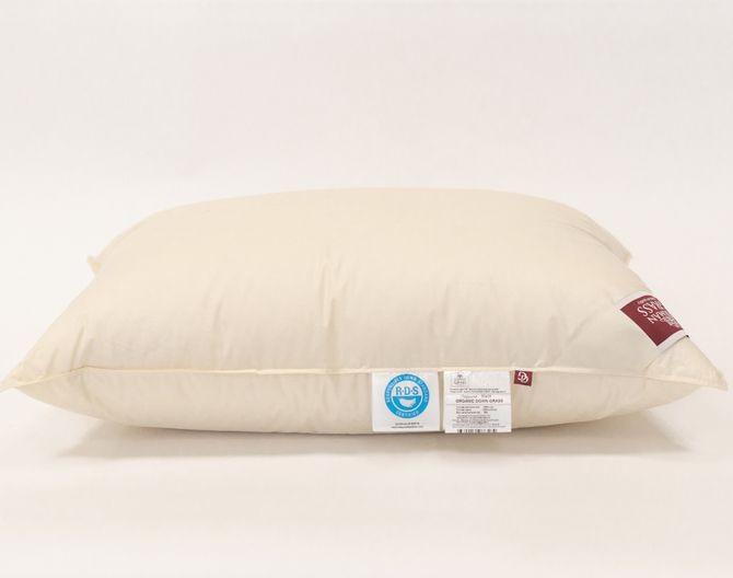 Подушка German Grass пуховая "Organic Down", 50x70 см, средняя