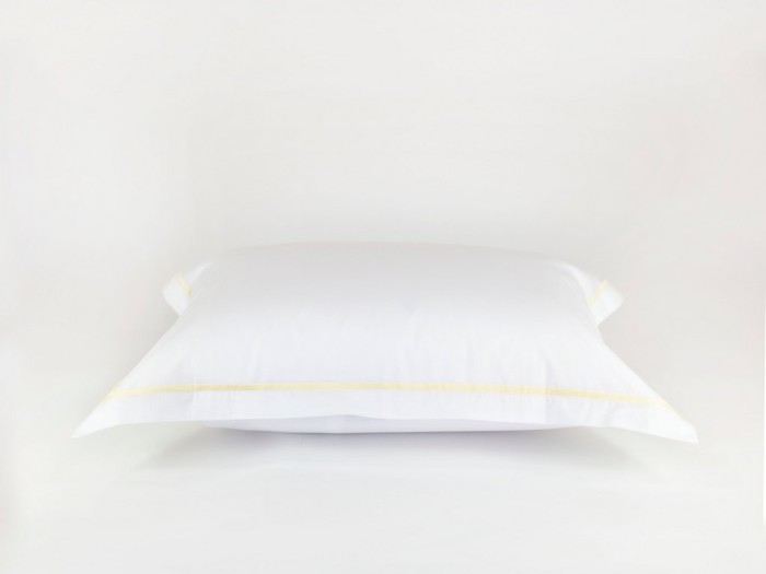 Наволочка German Grass "Salzburg Amber", 70x70 см, 2 шт, белый