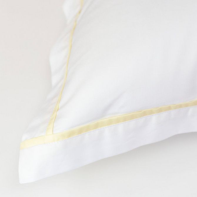 Наволочка German Grass "Salzburg Amber", 70x70 см, 2 шт, белый